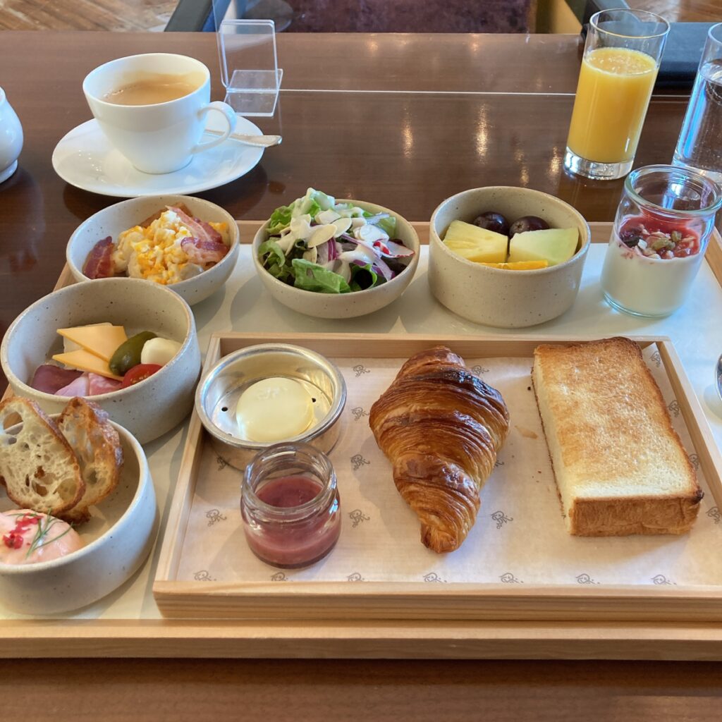 朝食プレート