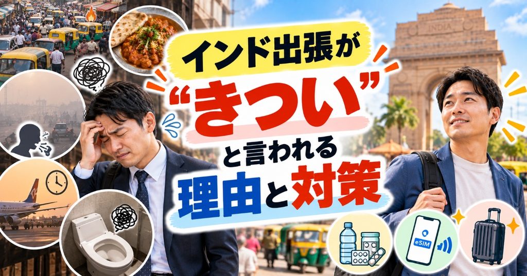 インド出張きつい