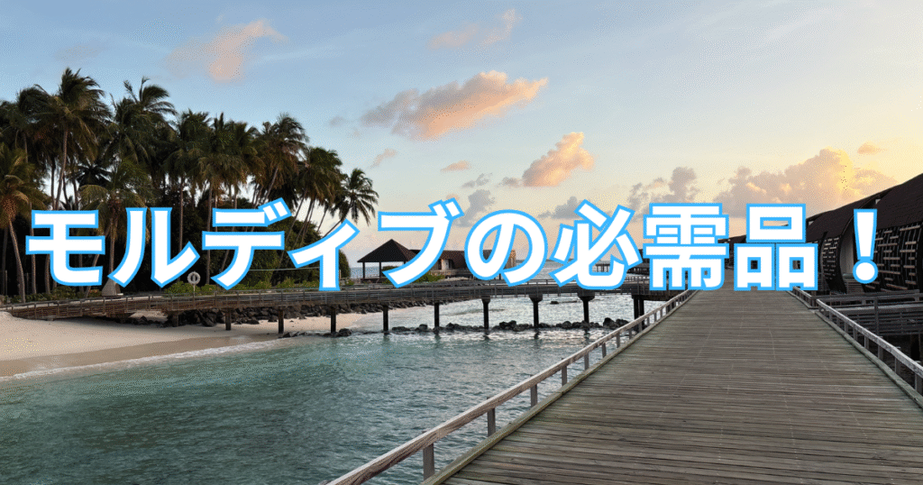 モルディブ必需品