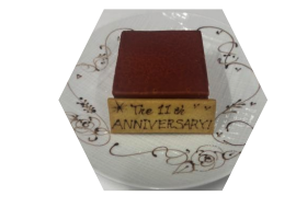 赤レンガのチーズケーキ