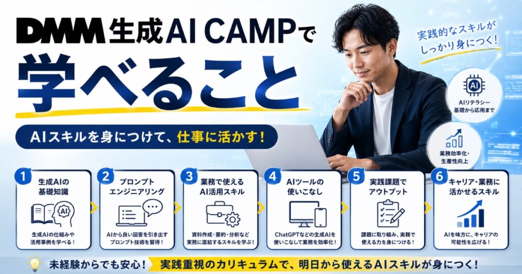 DMM AI CAMPで学べること