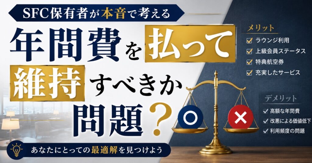 SFCは維持すべき？