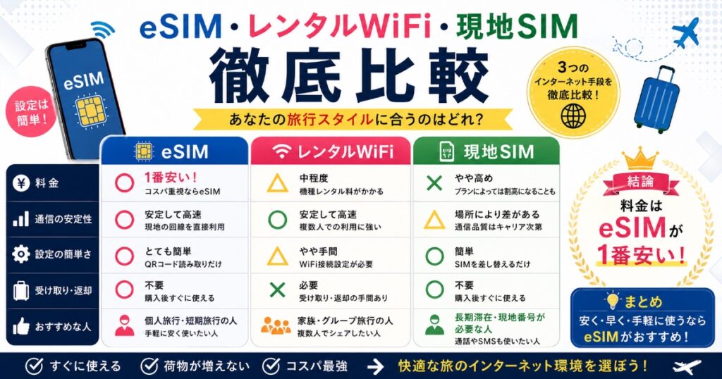 比較表