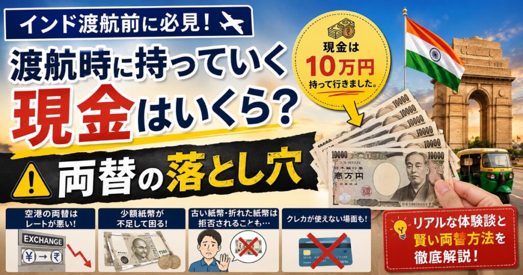 現金はいくら持っていく？