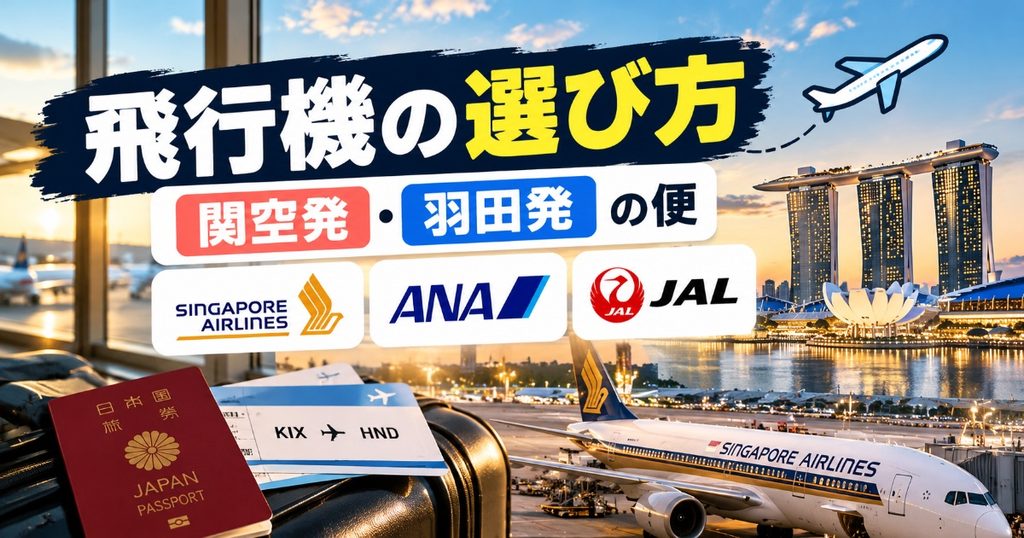 飛行機の選び方